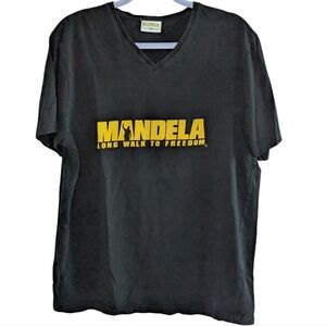 Nelson Mandela Long Walk To Freedom Official Movie Merch T-Shirt Size Xl